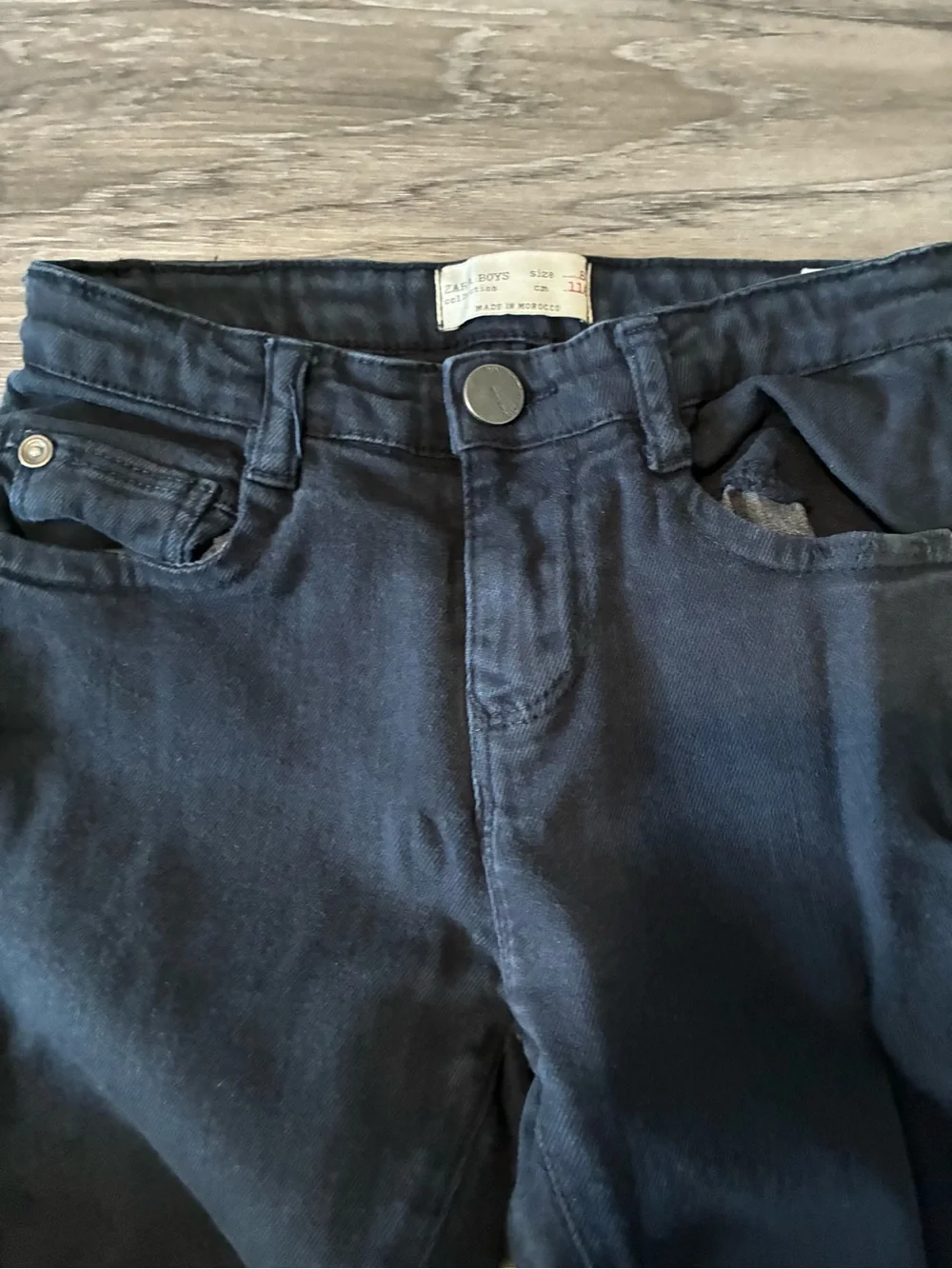 Boys Dark Blue Slim Fit Jeans